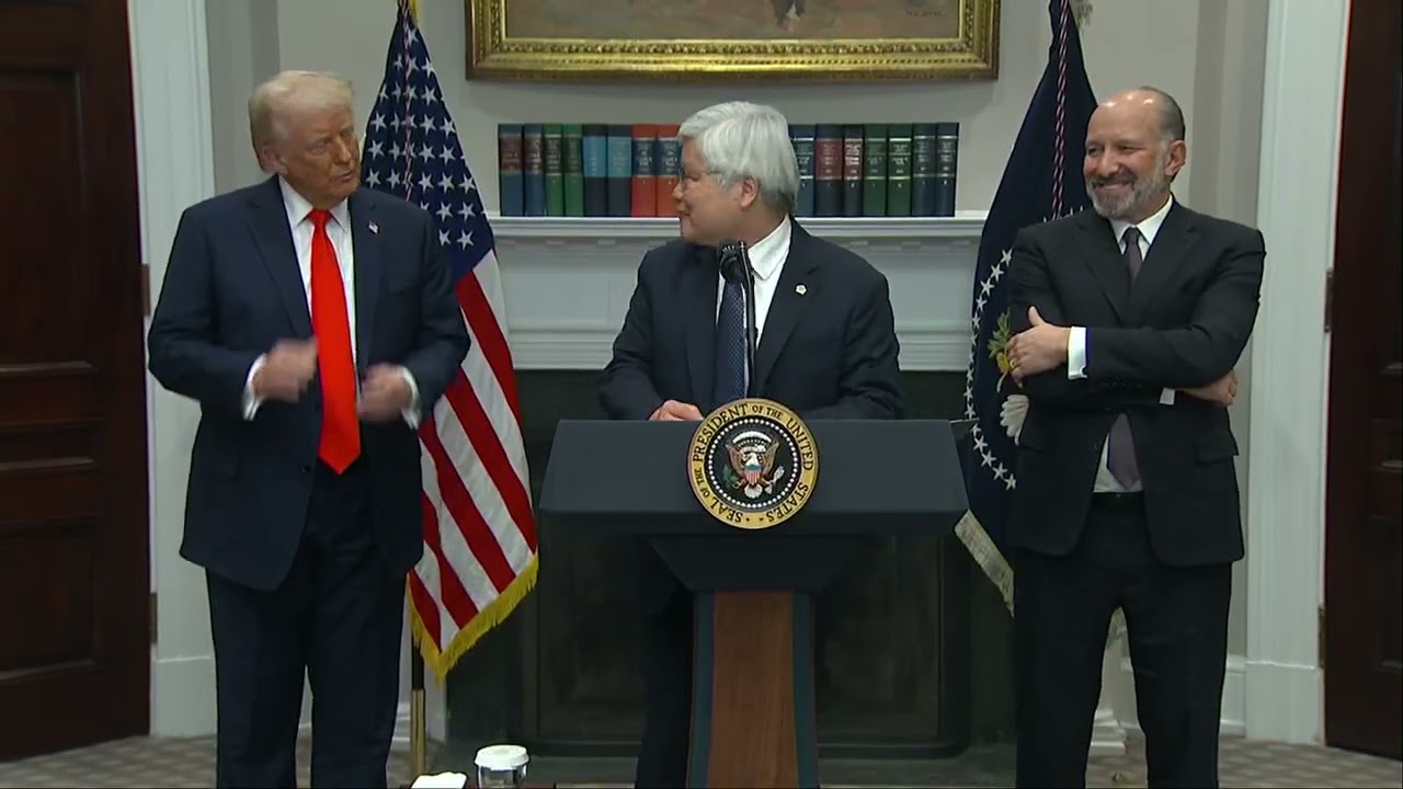 BREAKING: Trump Welcomes Taiwan Semi Conductor's 100 billion Dollar Investment in Arizona - TSMC
