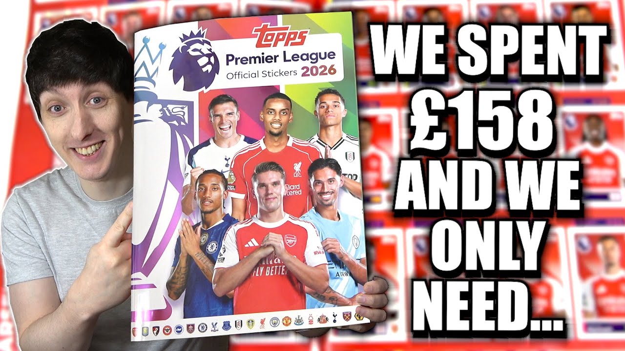 ALBUM UPDATE | TOPPS PREMIER LEAGUE 2026 STICKER COLLECTION | Collection Progress So Far