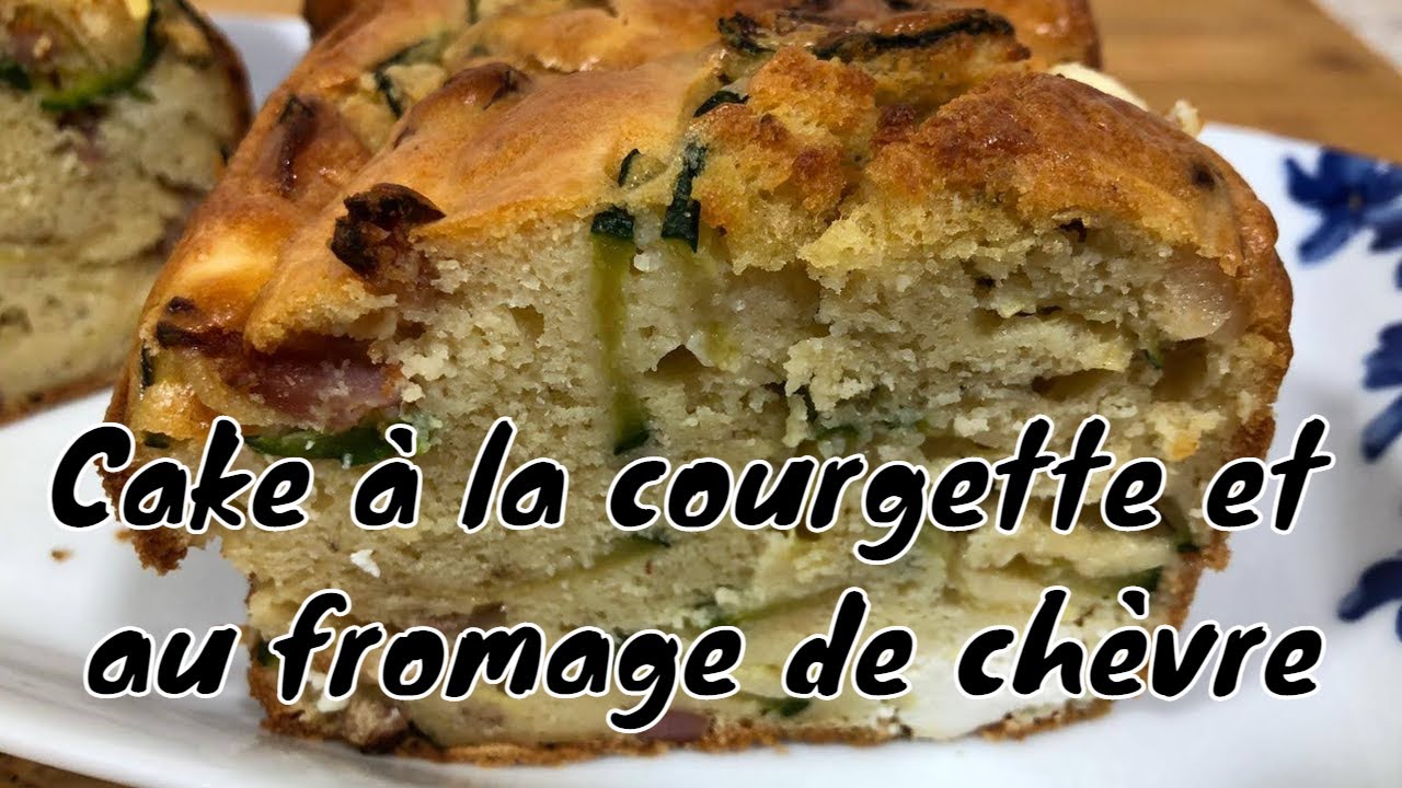 Cake à la courgette et au fromage de chèvre