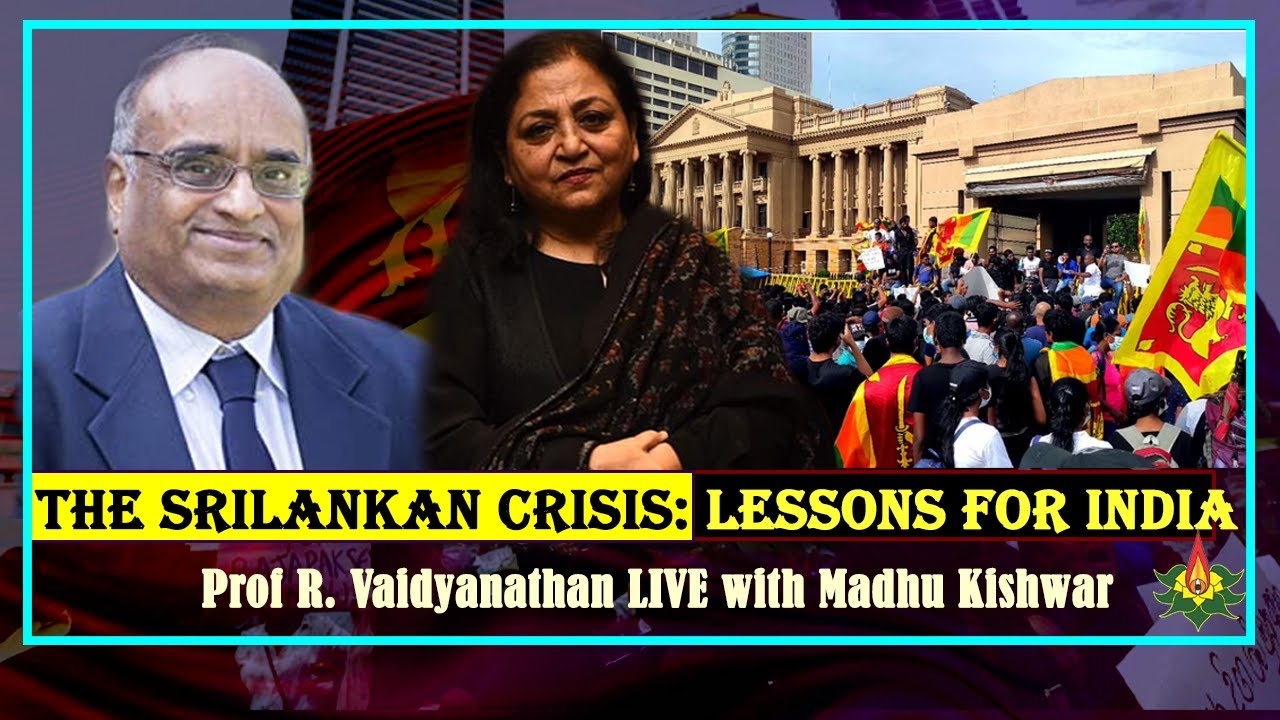 The Srilankan Crisis:  Lessons for India || Manushi India || Prof. R. Vaidyanathan ||