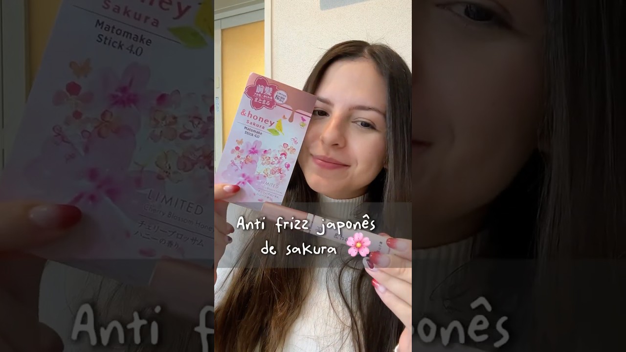 Anti frizz japon&ecirc;s ser&aacute; que &eacute; bom? #testando #japao #jap&atilde;o #testando #cabelo #sakura #cerejeiras