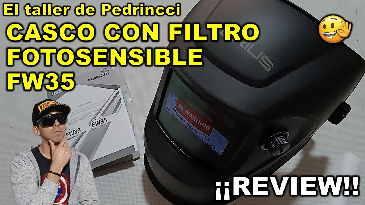 Casco para soldar FURIUS FW35 ¡¡REVIEW!!