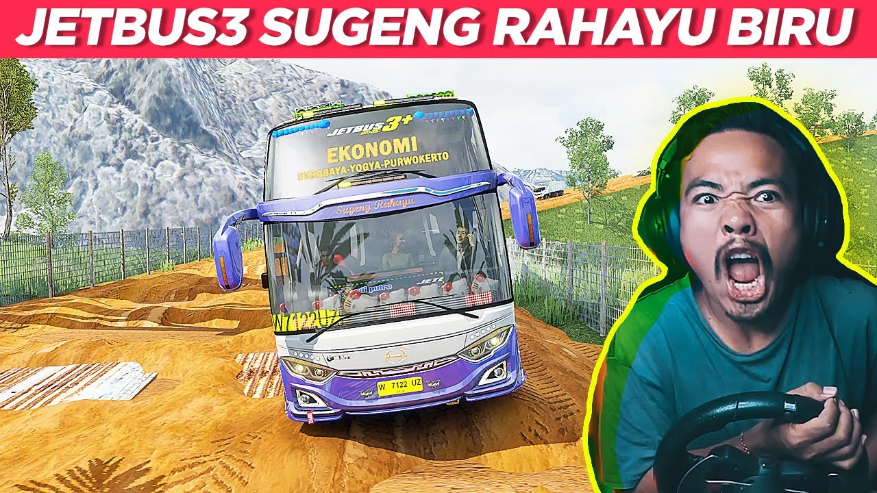 KEBERANIAN JETBUS3 SUGENG RAHAYU JALAN EKSTRIM MEMBUATNYA GAGAL DISINI - EURO TRUCK SIMULATOR 2