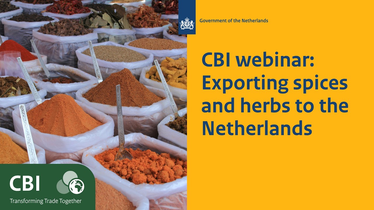 Webinar: Exporting spices and herbs to the Netherlands