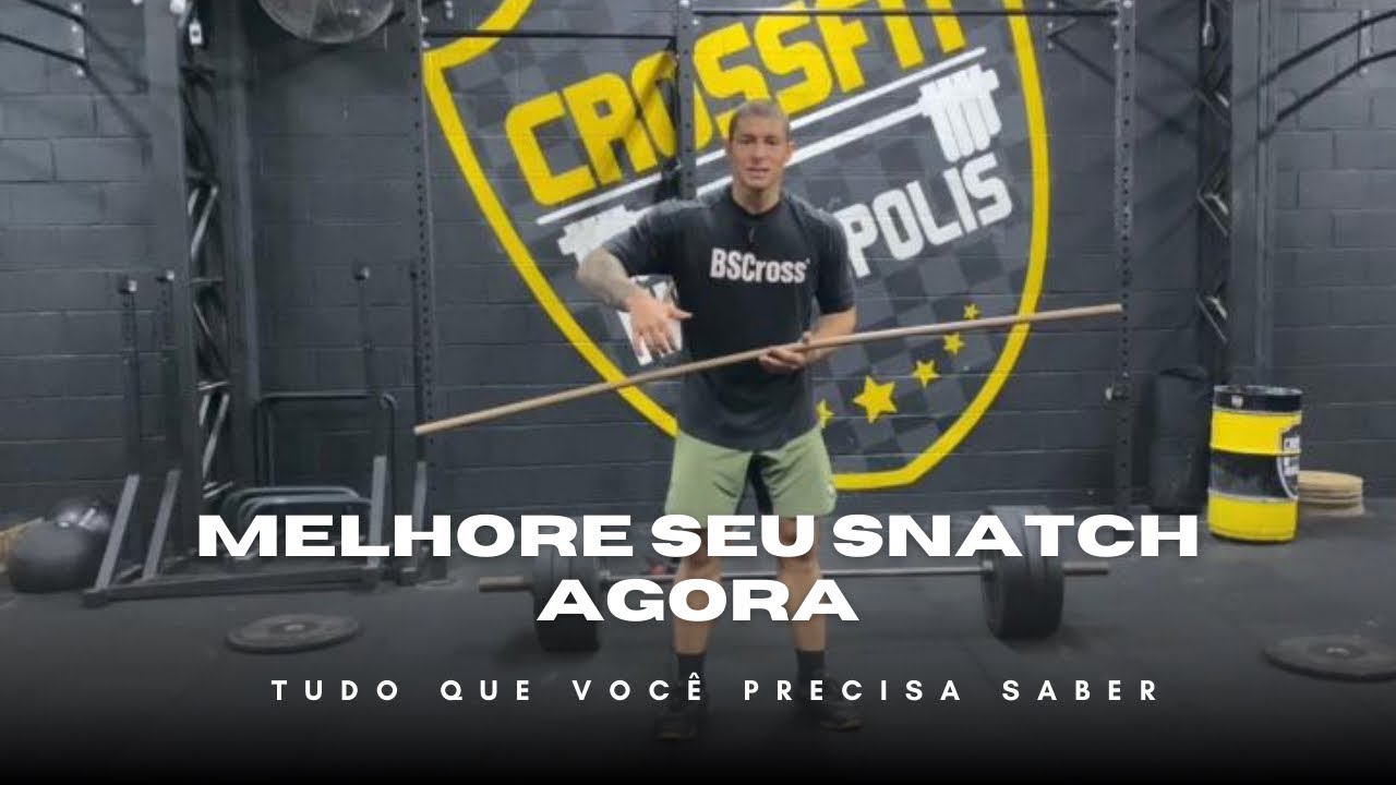 SQUAT SNATCH ATÉ 120 COM O MÁXIMO DE DICAS