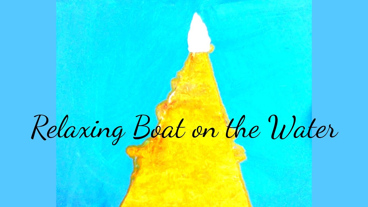 Abstract Relaxing Boat Painting!