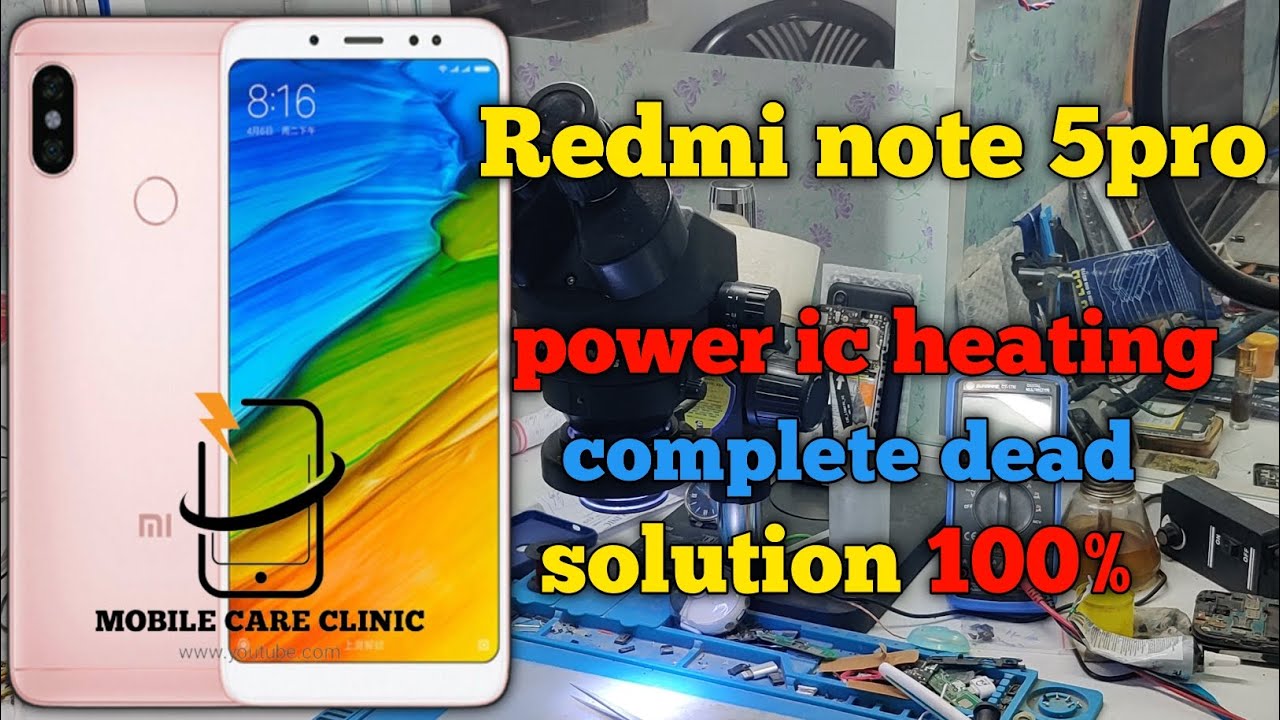 how to remove shorting from mobile pcb | note 5pro half shorting solve | note 5 pro power ic heating