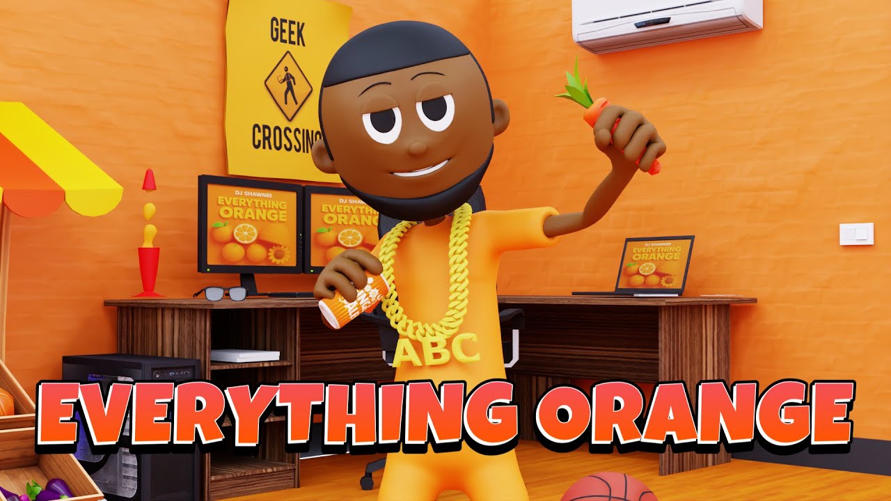 Everything Is Orange! 🍊 A Fun Color Song for Kids
