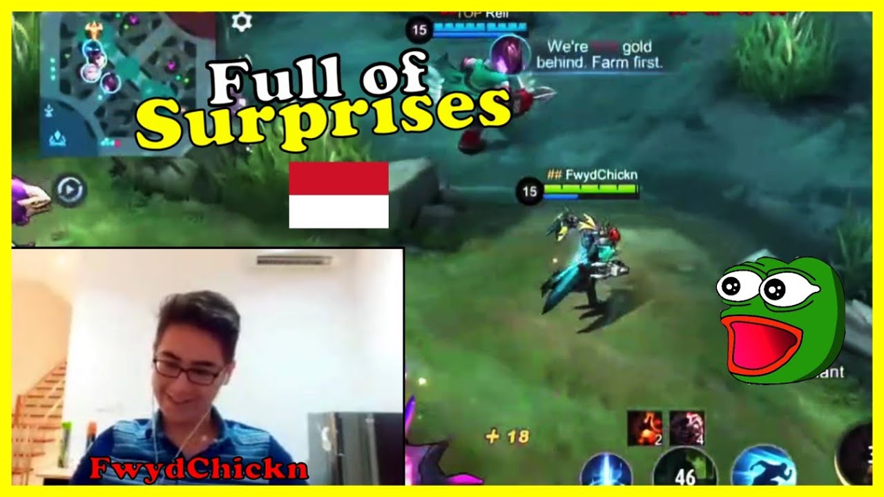 FwydChickn was confused on what he is witnessing on Indo Rank Game