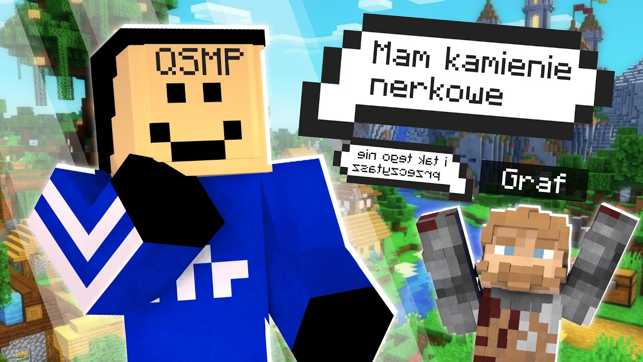 Dołączyłem na zagraniczny serwer Minecraft (QSMP)