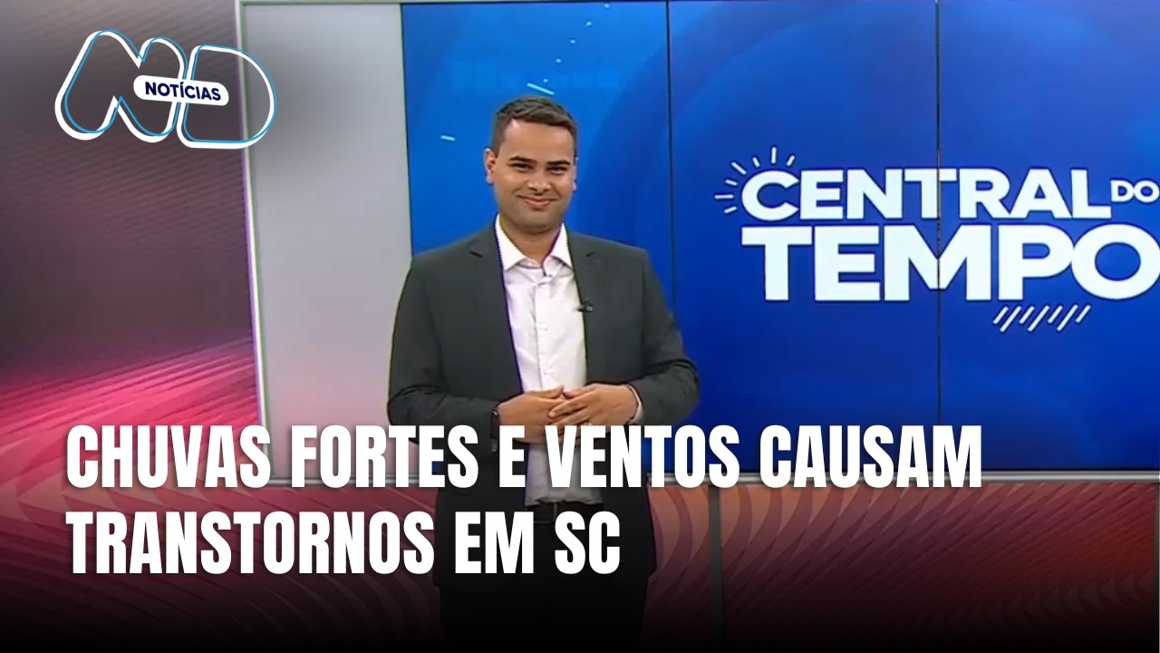 Central do Tempo - Chuva forte causa alagamentos e transtornos no Vale do Itajaí