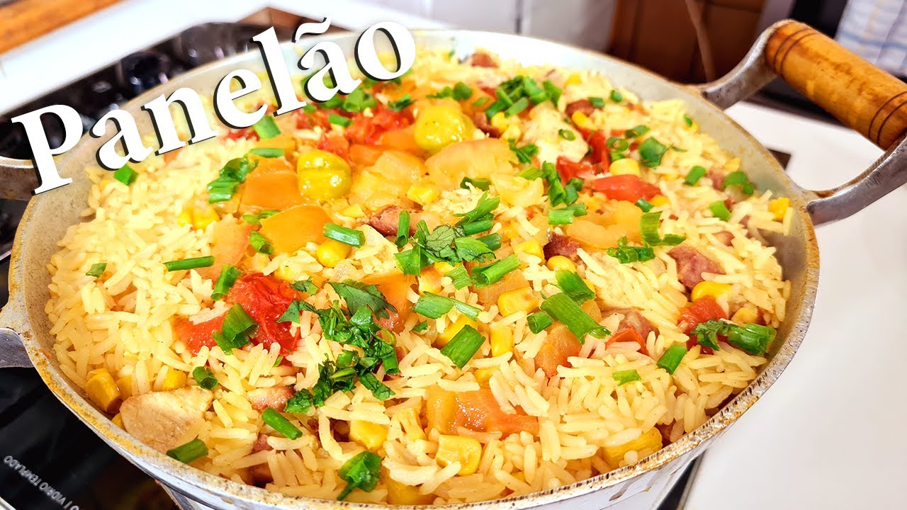 Panelão almoço completo tudo só numa panela delicia
