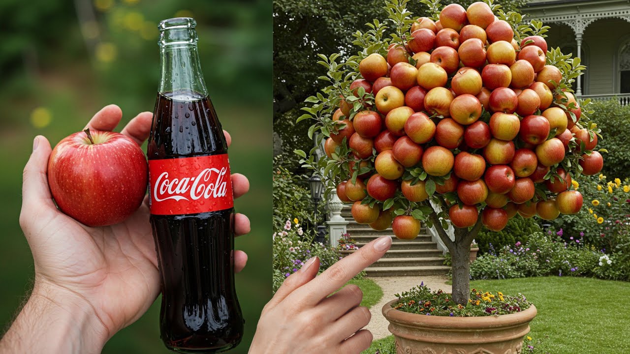 Новая идея выращивания яблонь из яблок для получения большого урожая за короткое время