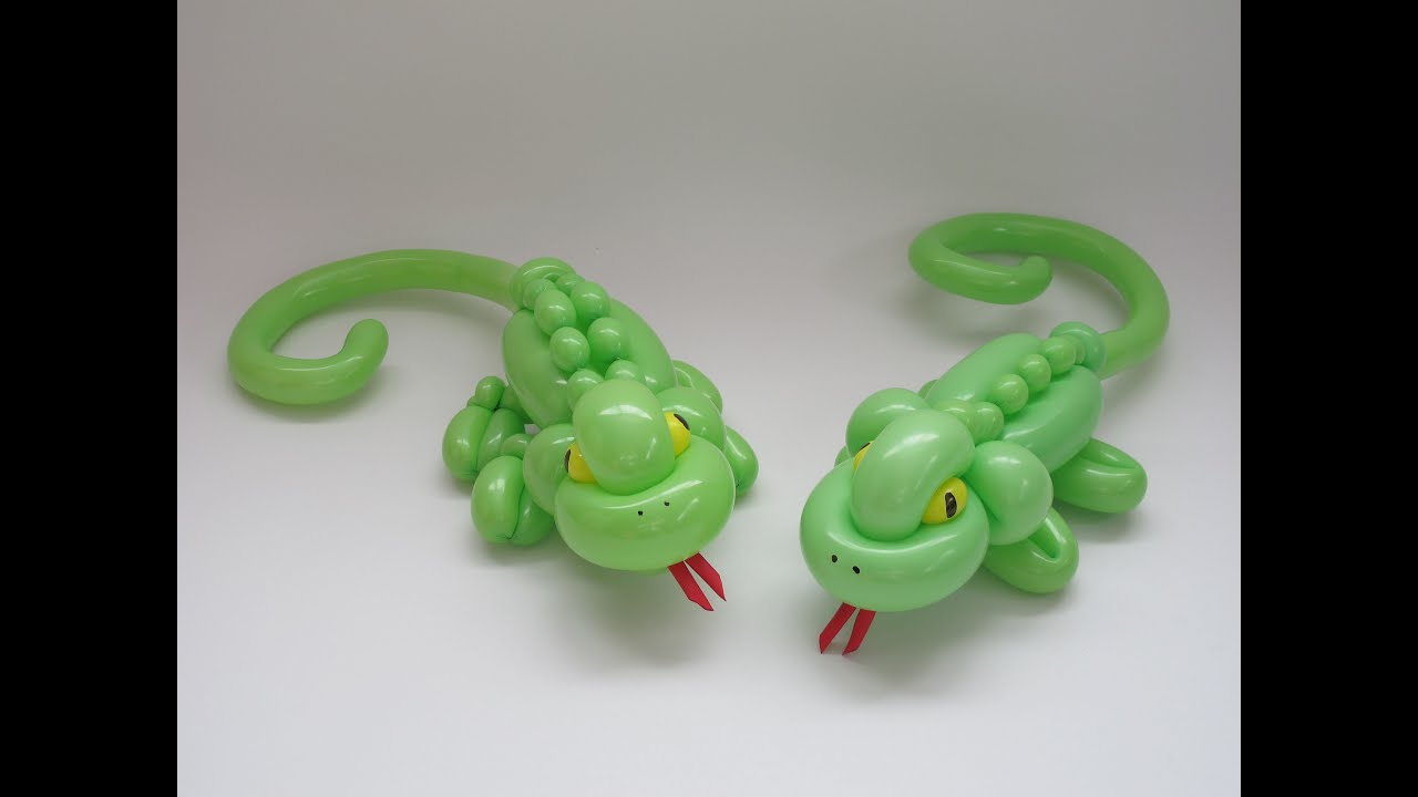 Lizard Balloon Tutorial - Video 89 - BalloonTube with Graham Lee