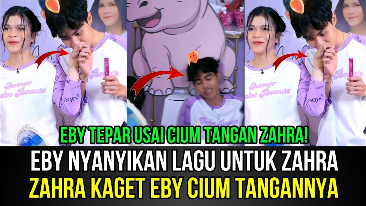 KOCAK! Eby Nyanyikan lagu Untuk Zahra, Zahra Kaget Eby Cium Tangannya!