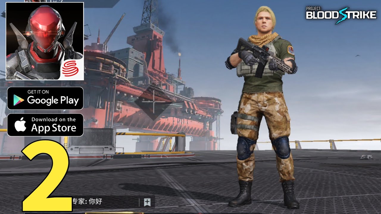 Project BloodStrike Gameplay Walkthrough Part 2 - Solo (ios, Android)