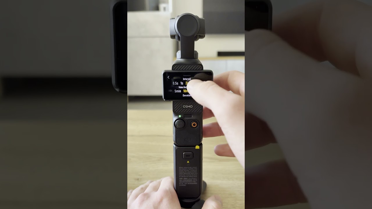 How to shoot a timelapse on the Osmo pocket 3