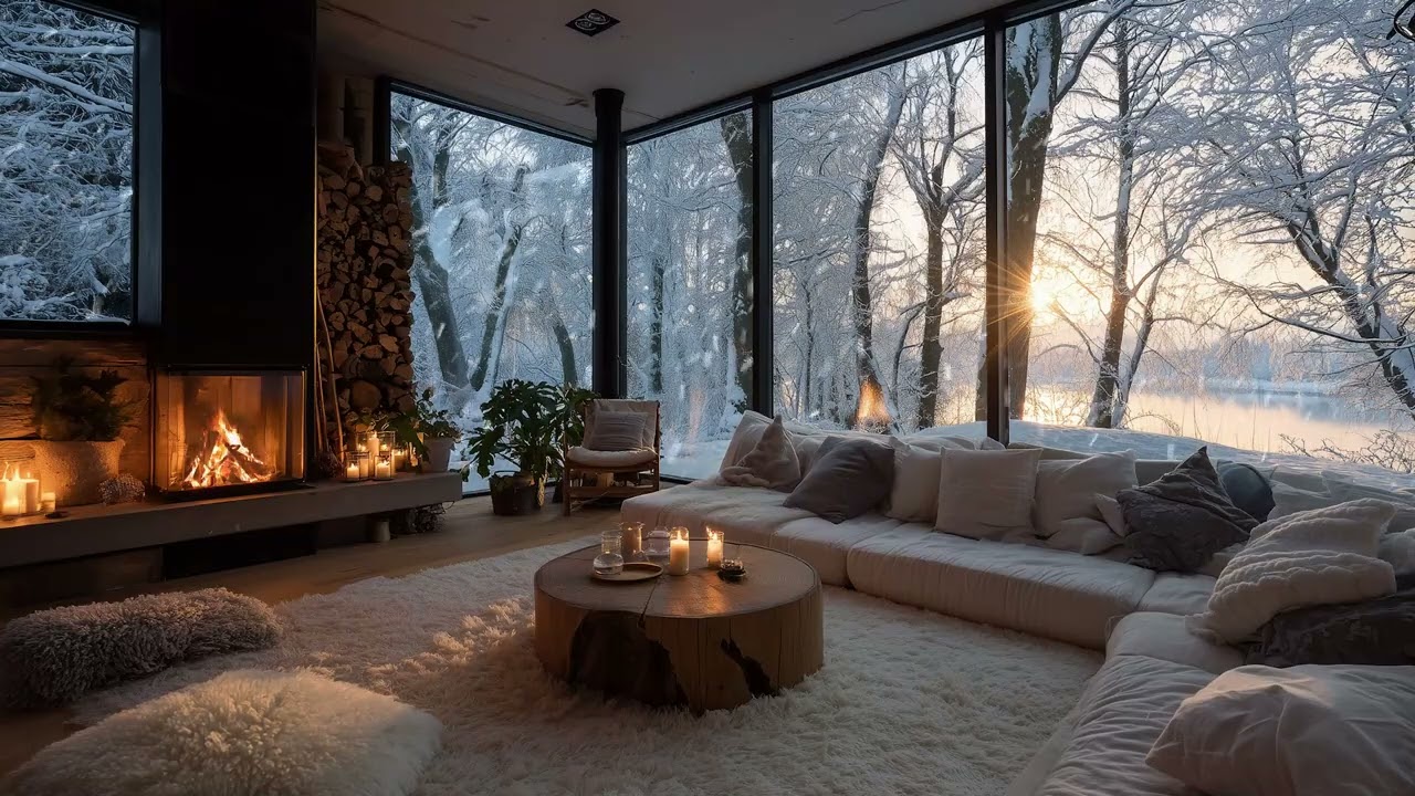 Quiet Winter Lounge Piano | Soft Piano Flow for Focus, Calm Mind & Relaxation