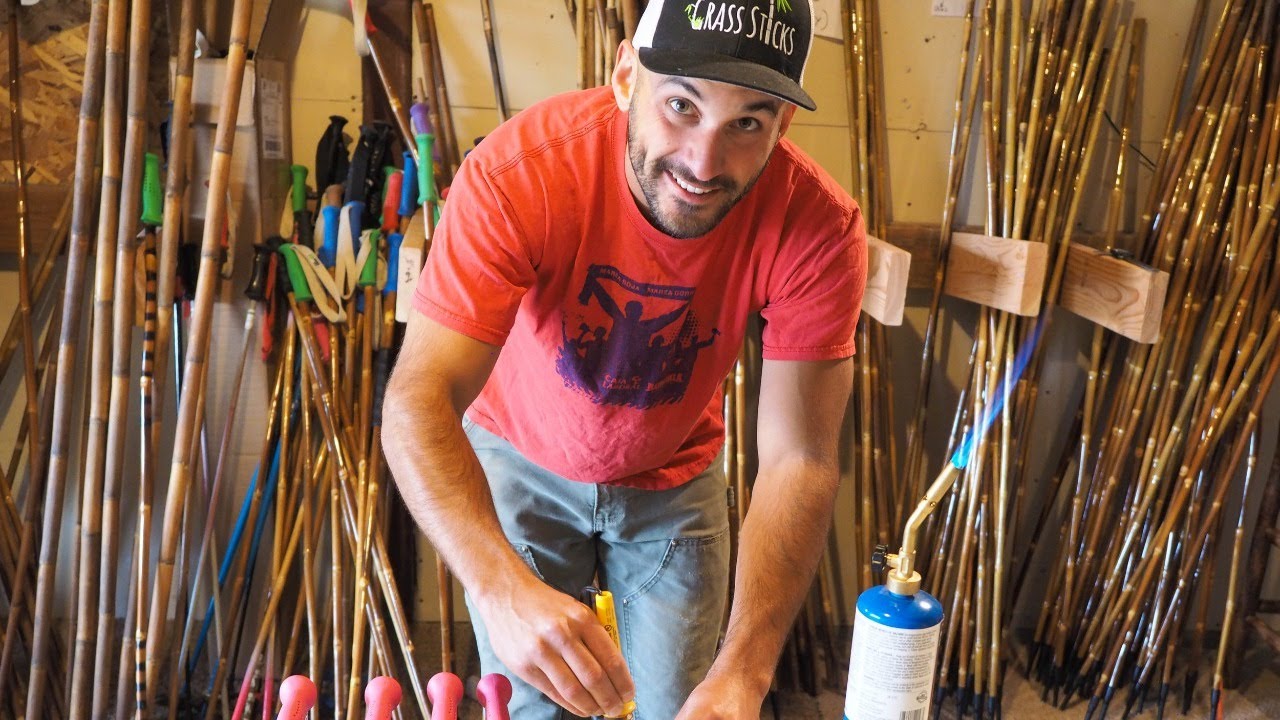 Maker Series: Bamboo Ski Poles with Grass Sticks