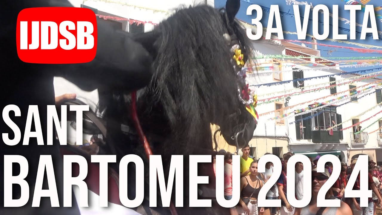 3a volta Jaleo 🟡 Dia de Sant Bartomeu 2024 🐴 Ferreries ☀️ Menorca