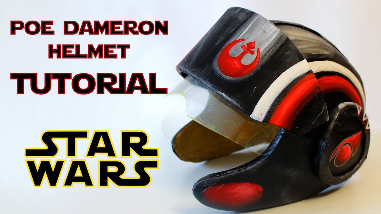 TUTORIAL COSPLAY: CASCO POE DAMERON || STAR WARS THE RISE OF SKYWALKER DIY