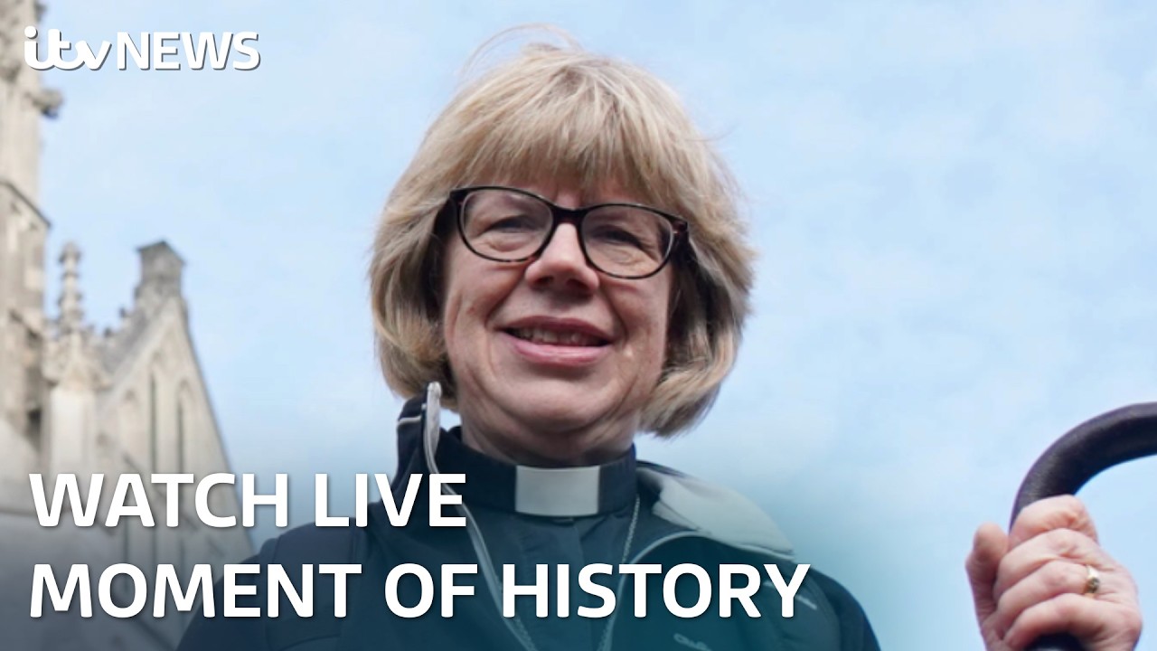 Watch IN FULL as the first female Archbishop of Canterbury is enthroned