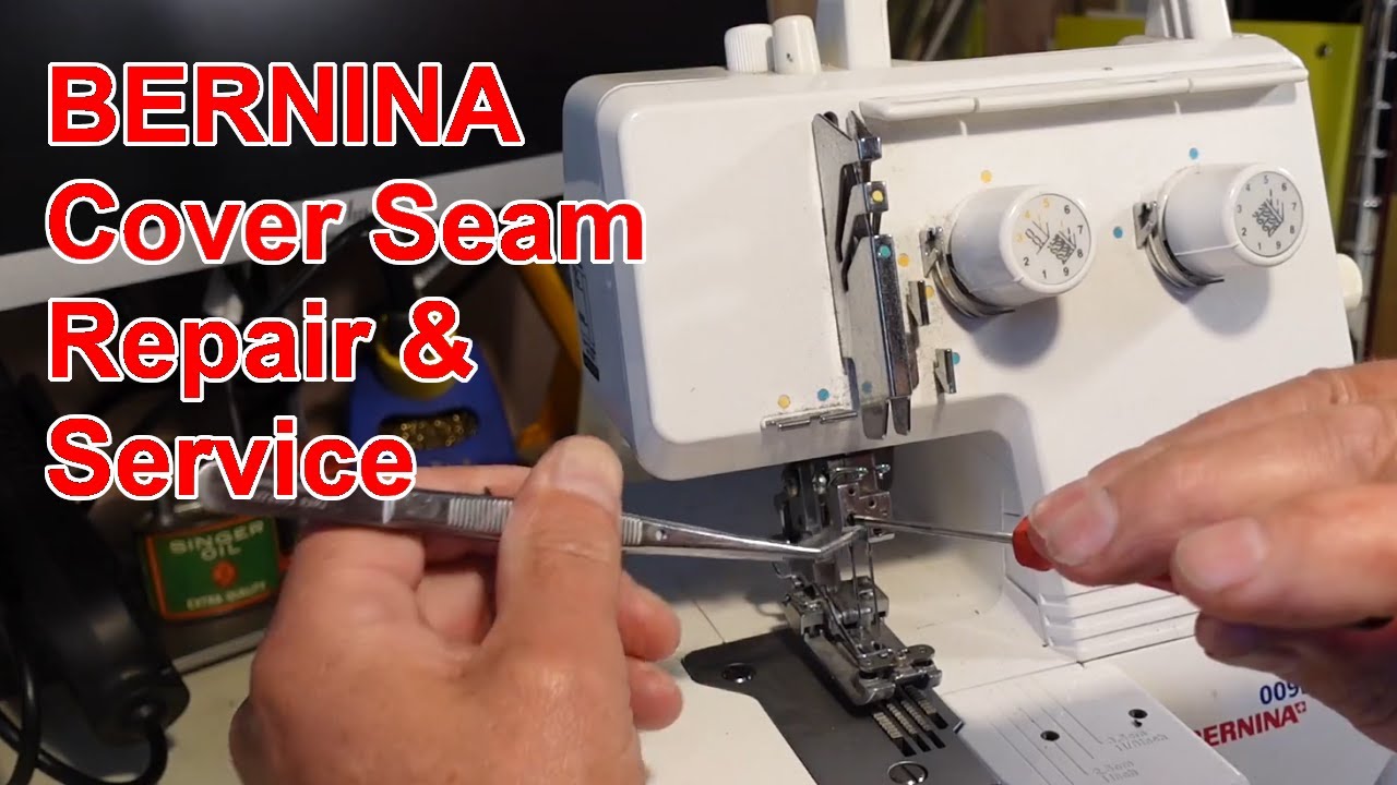 Bernina Cover Seamer Sewing Machine Not Sewing Well - Repair and Service - Model 009DCC