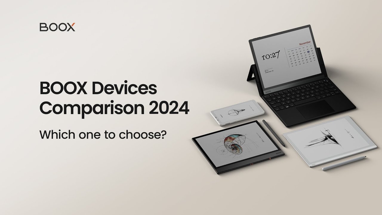 BOOX Comparison 2024: Which Device Should You Choose?