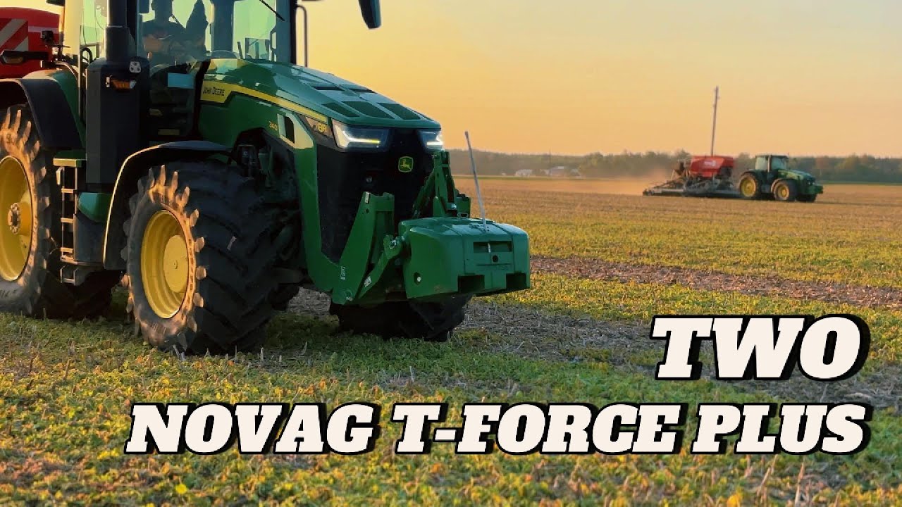 Two Novag T-ForcePlus seeders in one field @Novag_Global