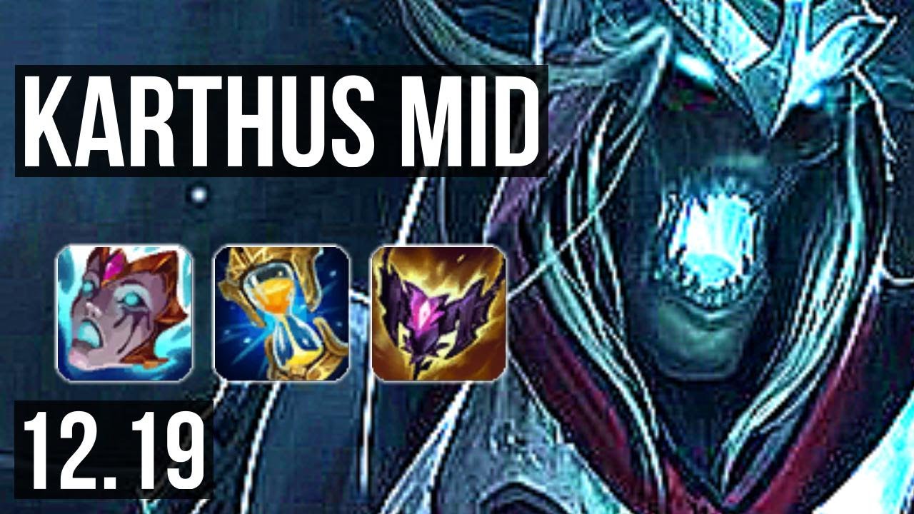 KARTHUS vs VIKTOR (MID) | 9/0/12, 1600+ games, Legendary, 1.2M mastery | KR Master | 12.19