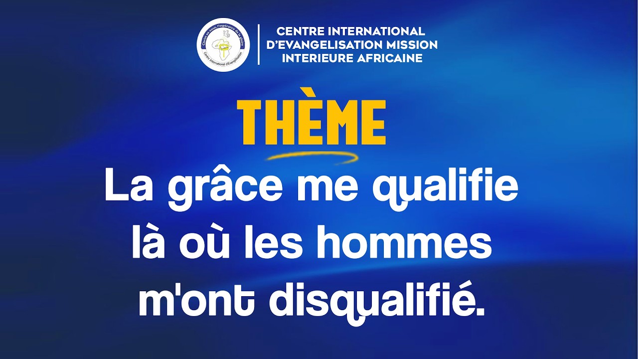 La Grâce me qualifie là où les hommes m'ont disqualifié || Prophète Daniel Ouattara
