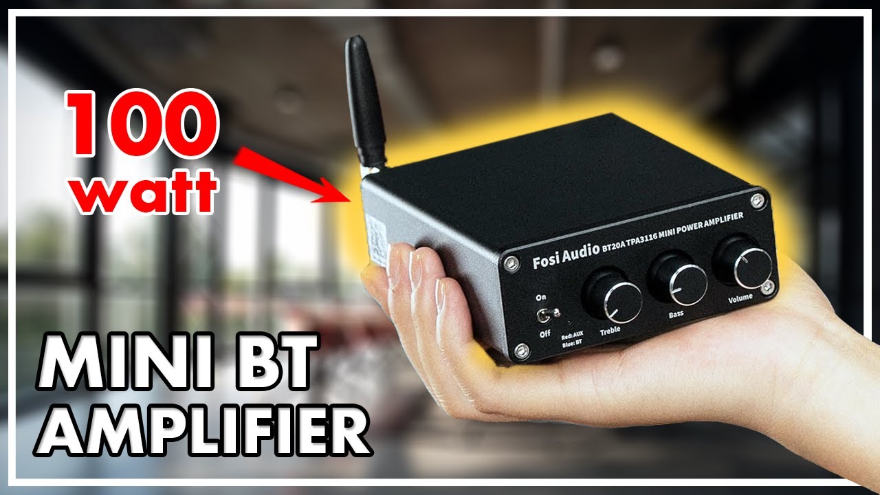 Fosi Audio BT20A Unboxing & Review |100w compact stereo amplifier with BT 
