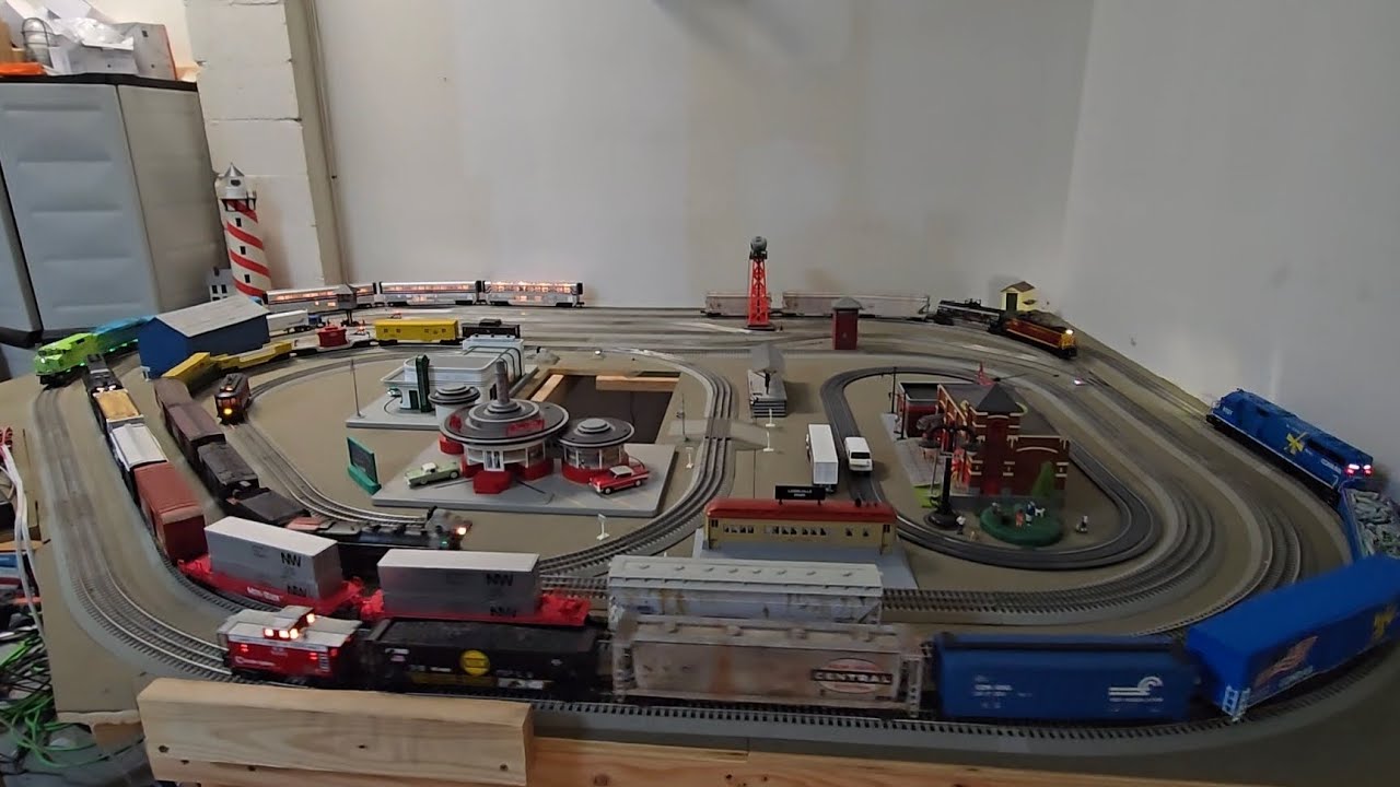 Train Run Session on The Layout!