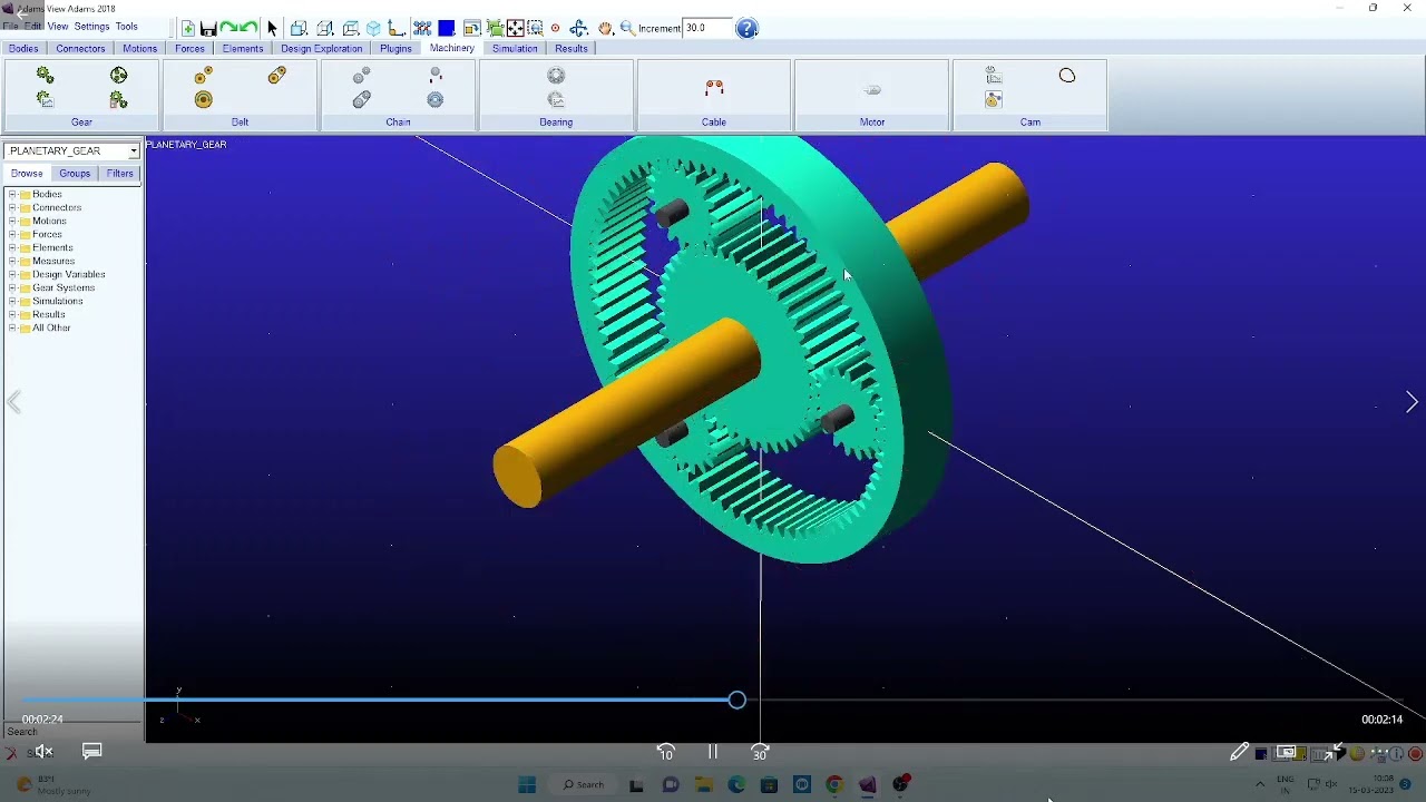 Planetary gear train