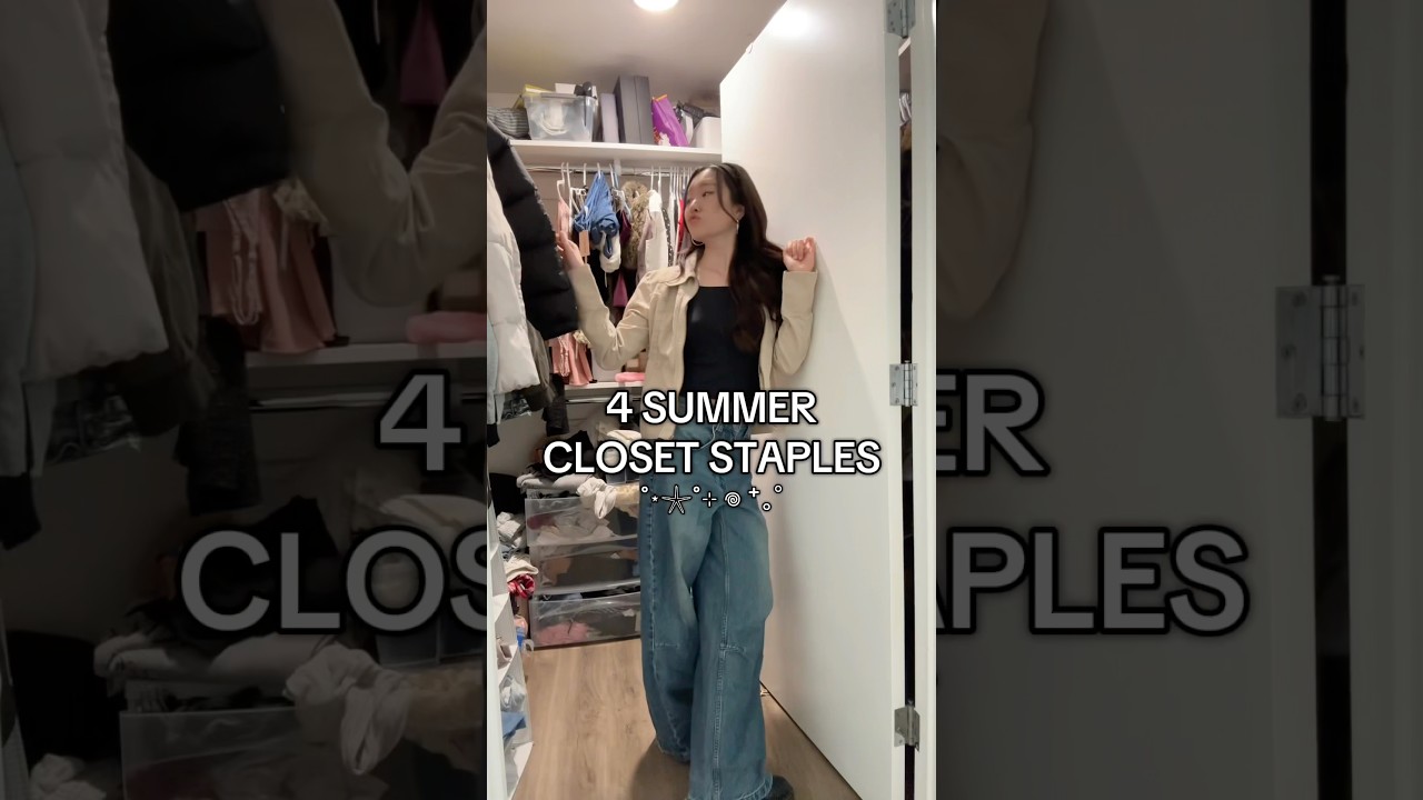 4 SUMMER CLOSET STAPLES to elevate ur closet forever and ever! #summeroutfits #outfitinspo #fashion