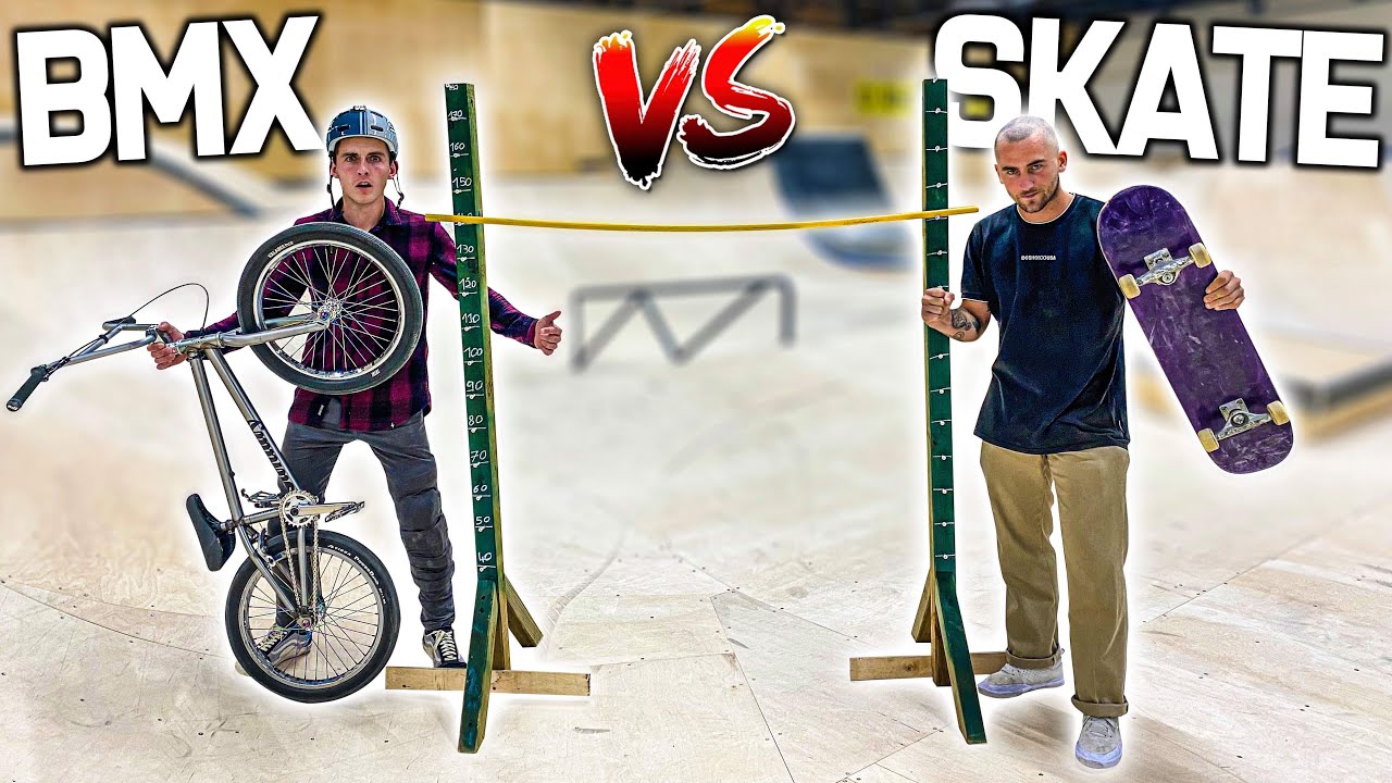 VÉLO vs SKATE ! Qui sautera le plus haut ? Ft @Joseph Garbaccio