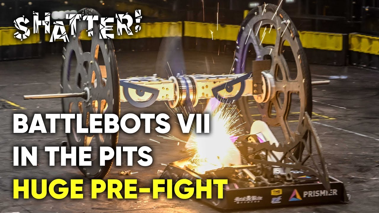 Shatter! BattleBots VII - In The Pits - Huge Pre Fight