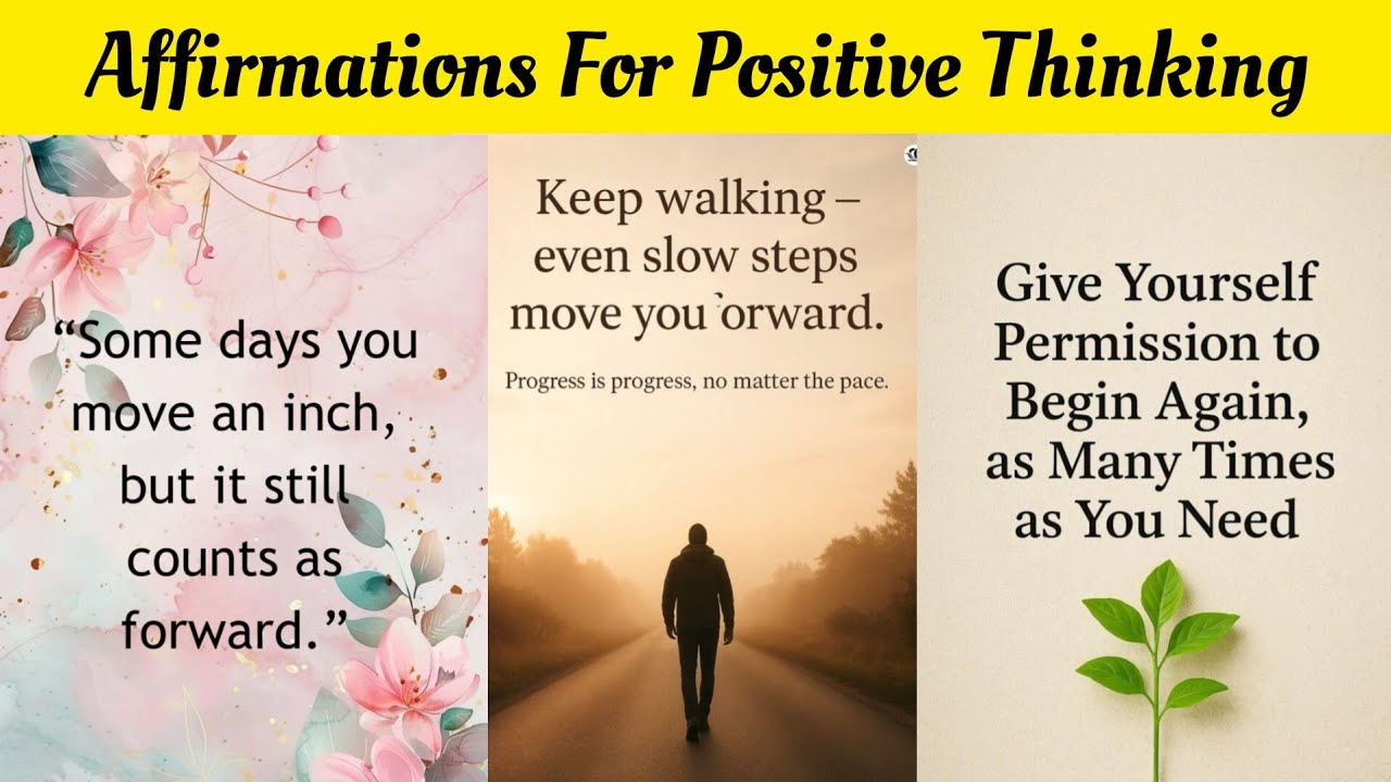 The Secret to Happiness | Daily Affirmations for Positive Thinking  | Affirmations for Positivity
