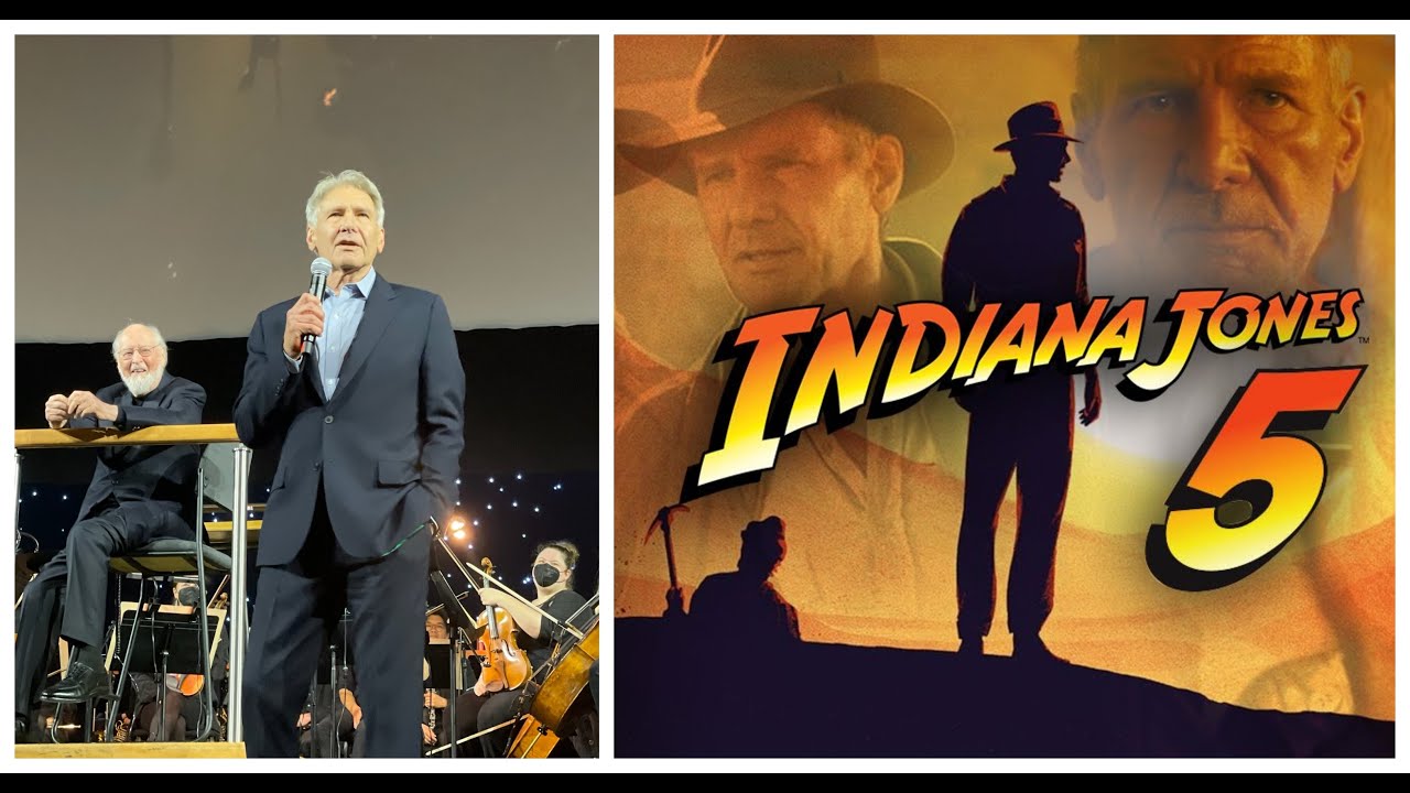 Star Wars Celebration 2022: John Williams conducts Indiana Jones theme with Harrison Ford on stage
