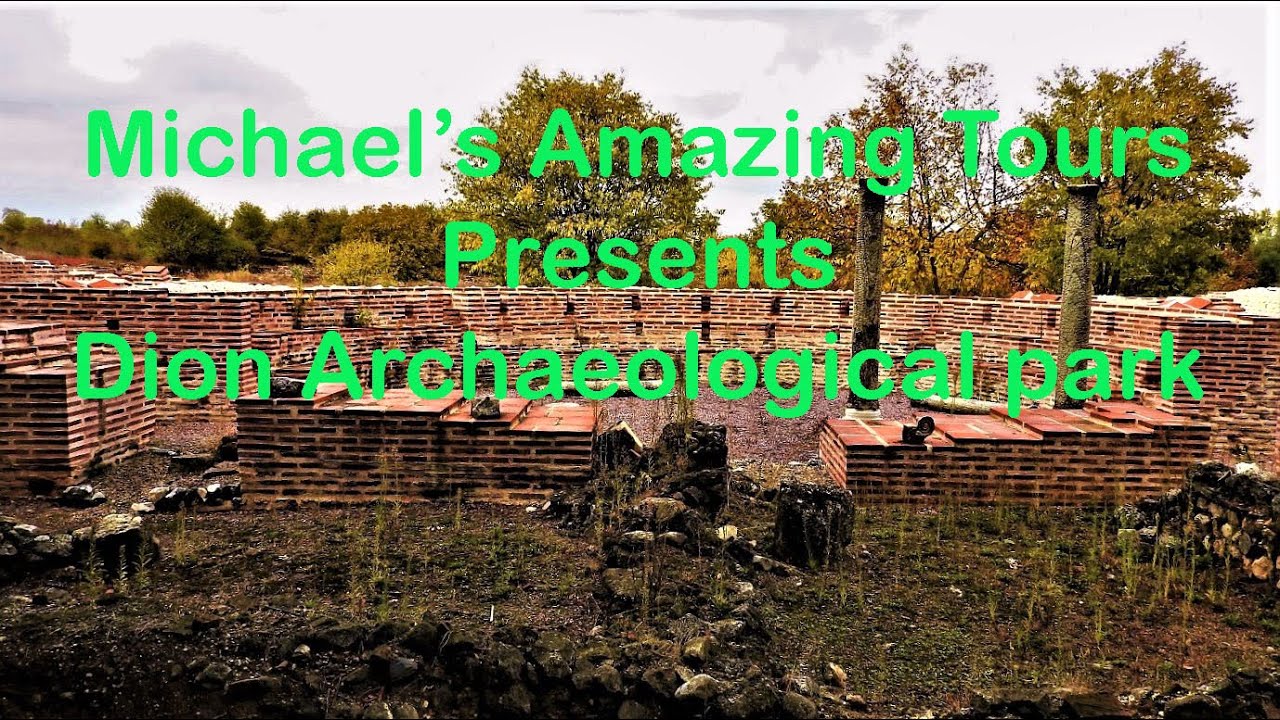 Dion - Olympus - Macedonia. The archaeological park.