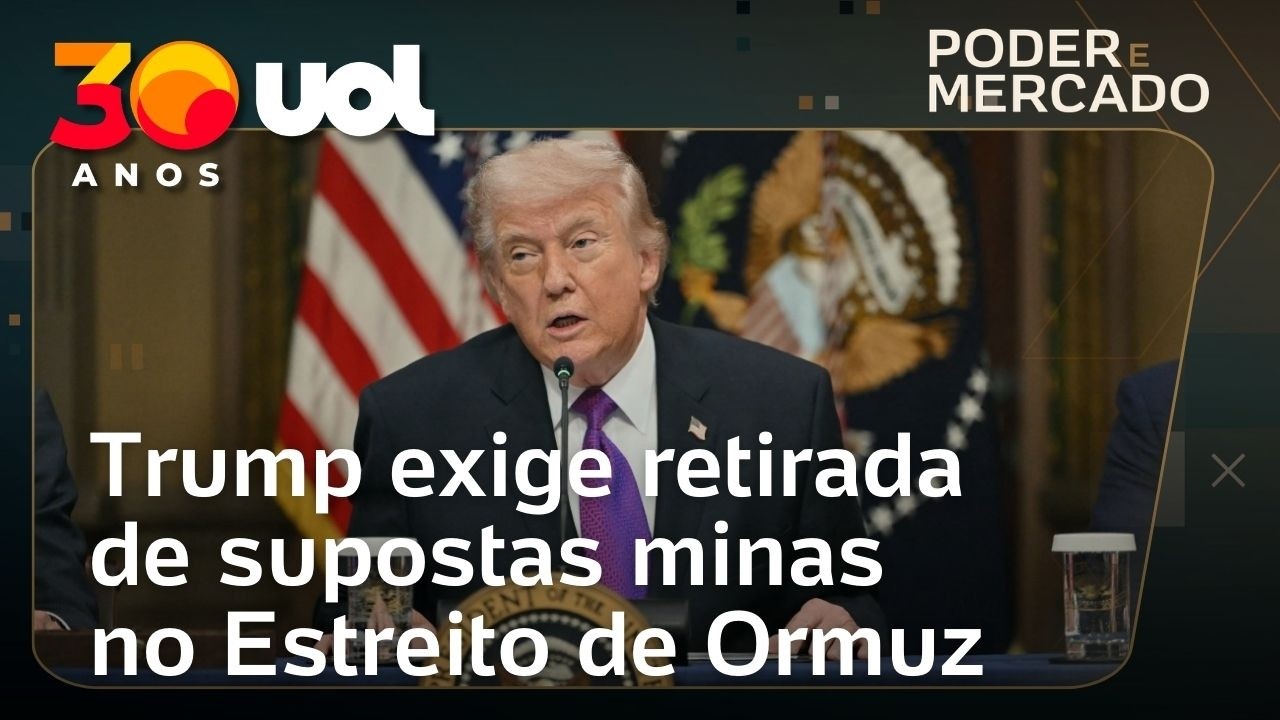 Trump exige remoção de supostas minas navais no Estreito de Ormuz