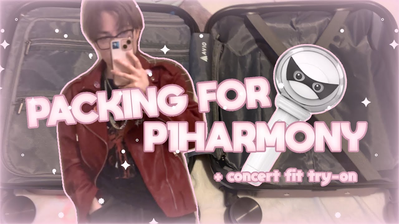 ☆ packing for p1harmony in london !! [kpop concert planning & packing]