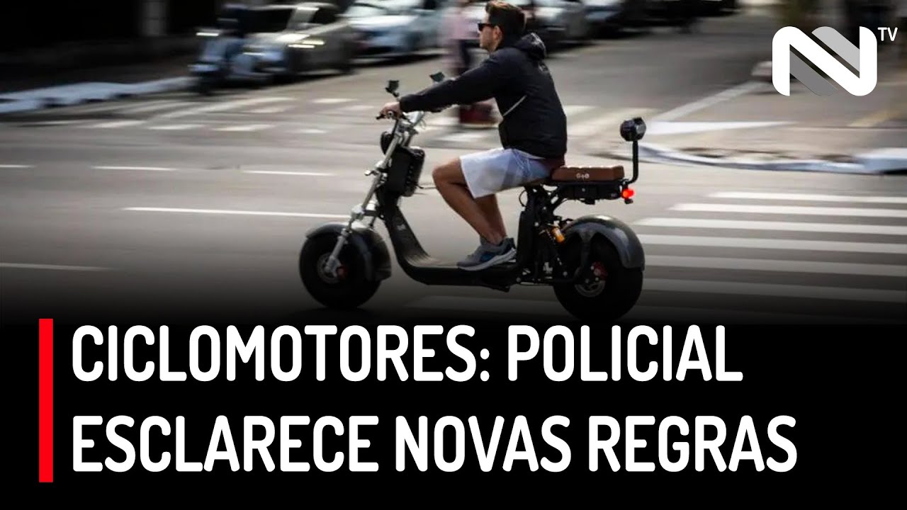 Ciclomotores: policial esclarece novas regras