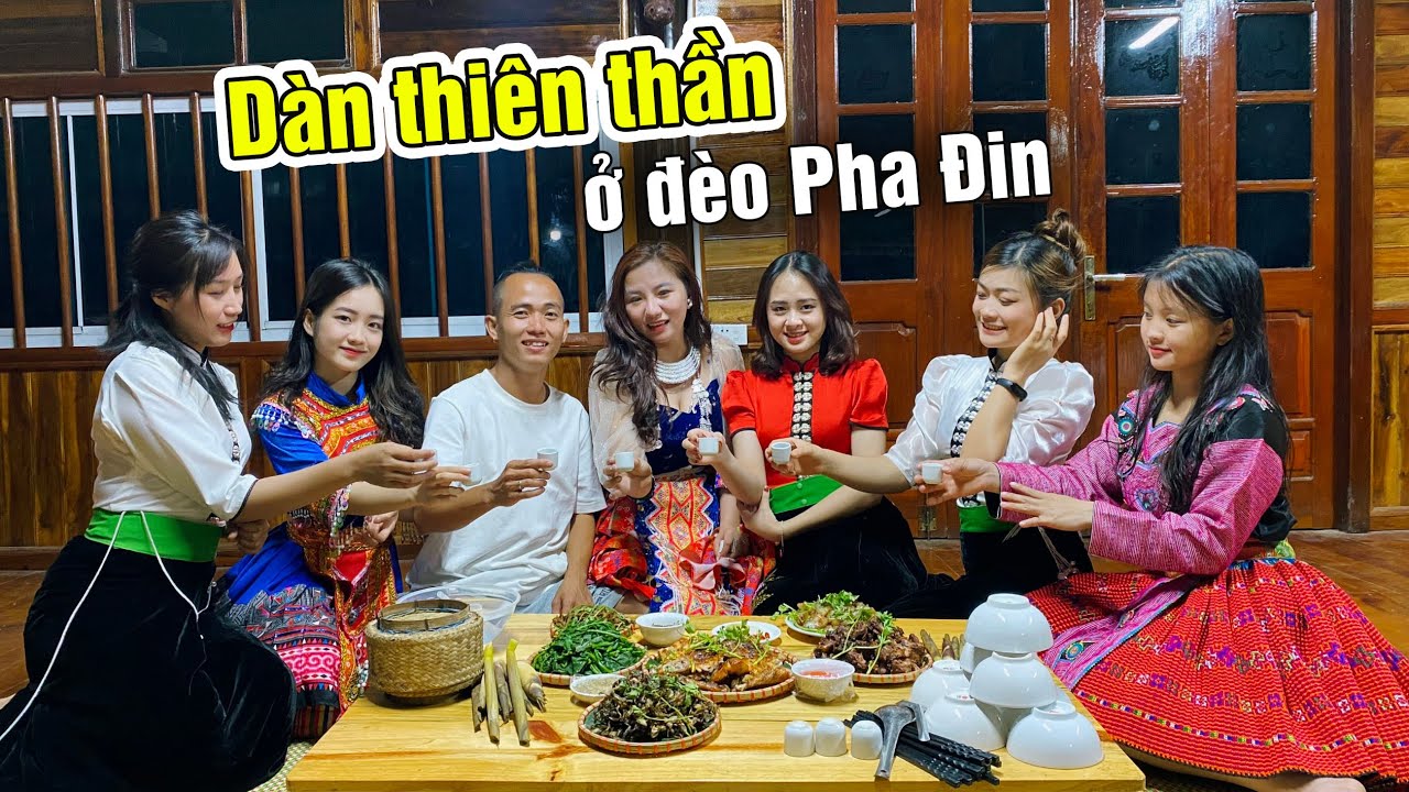 Vô tình gặp dàn hot girl vùng cao Điện Biên ở đèo Pha Đin và buổi nhậu toàn đồ ăn ngon nhớ đời
