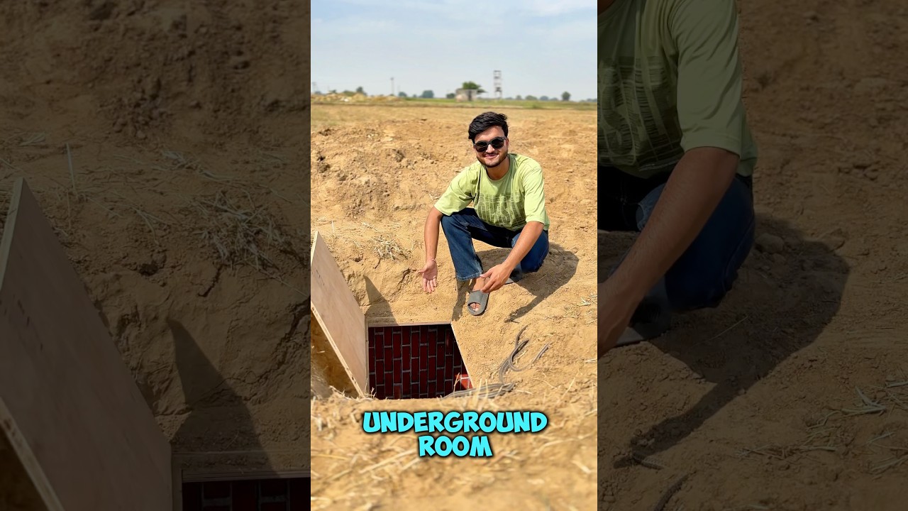 I Built A Underground Secret Room