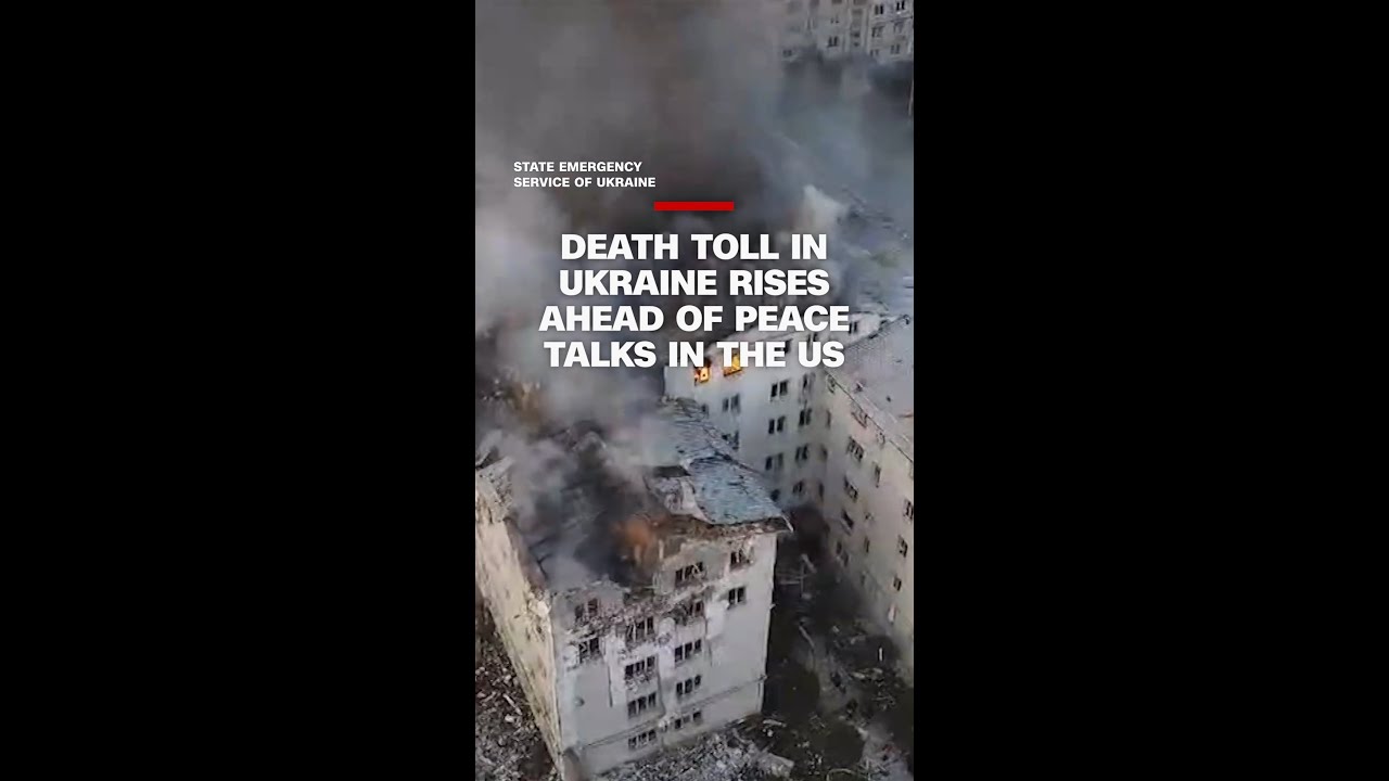 Death toll in Ukraine rises ahead of peace talks in the US