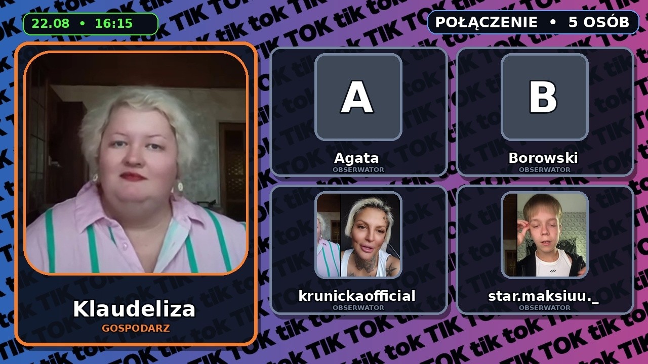 Live po Angielsku, nowe połączenia i starzy znajomi ~ Klaudeliza, Maksiu, Dominik, Agata