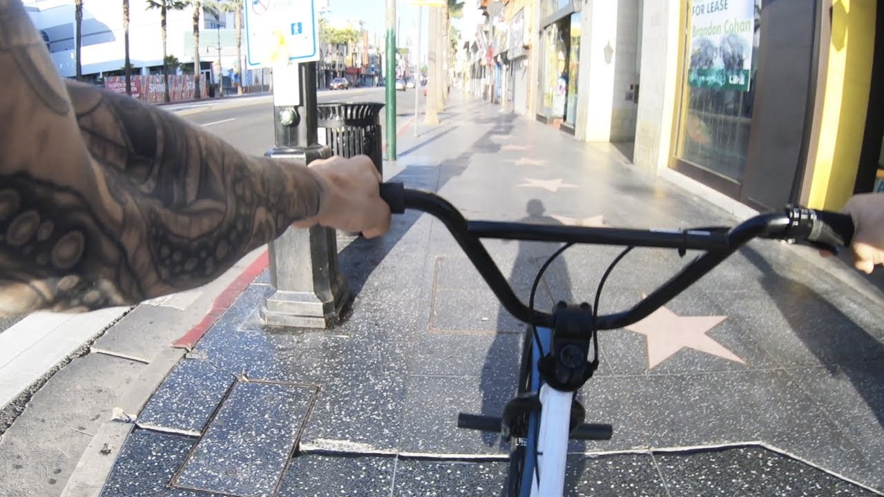 RIDING BMX IN HOLLYWOOD IS ROUGH!