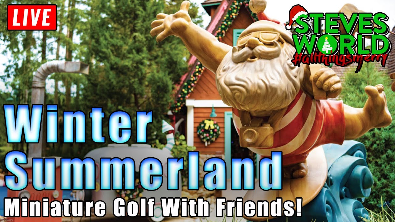 🔴 LIVE: Disney World Mini Golf At Winter Summerland | Walt Disney World Live Stream 12-22-25!
