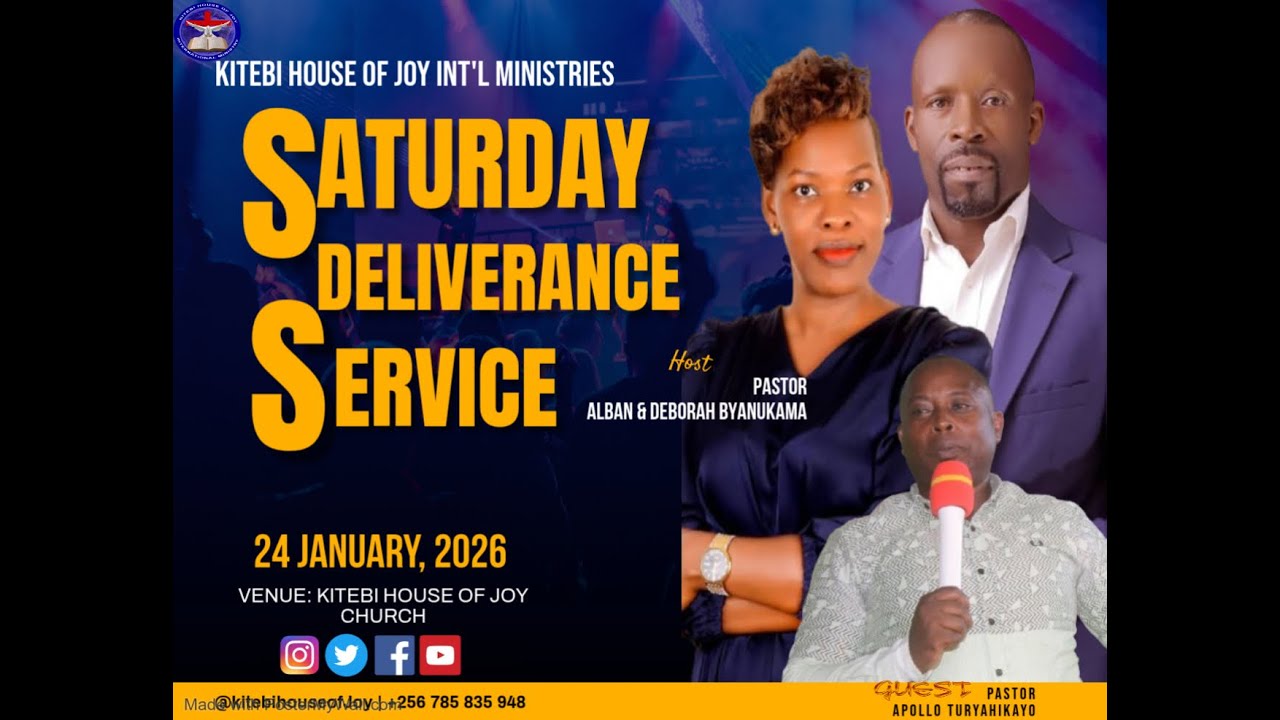 SATURDAY DELIVERANCE SERVICE BY PASTOR APOLLO TURYAHIKAYO || 24TH JANUARY, 2026